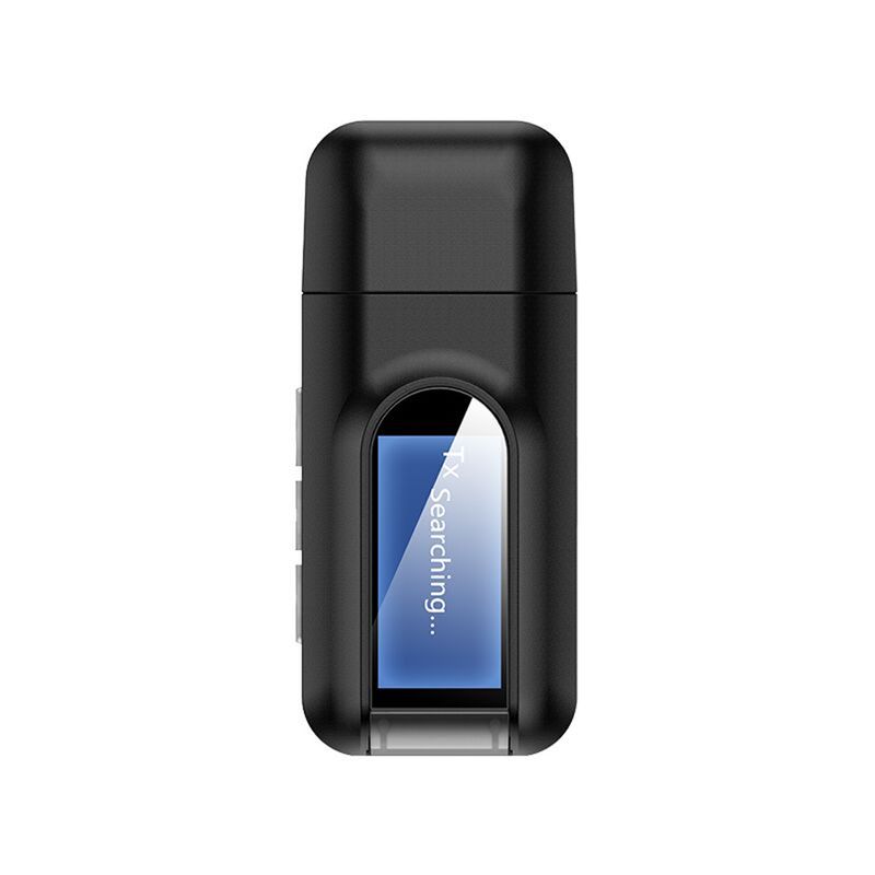 USB Bluetooth 5.0 Audio Transmitter Receiver LCD Display 3.5MM AUX RCA Stereo Wireless Adapter Dongle For PC TV Car Headphones_voghion.com