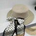 Francuski kapelusz w stylu Hepburn, letni kapelusz przeciwsłoneczny, koreański elegancki, w groszki, perłowy płaski kapelusz na wyjście, mały świeży kapelusz_voghion.com