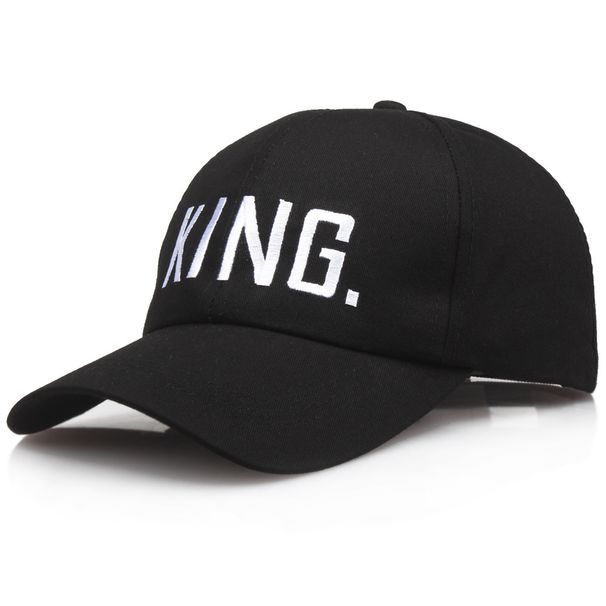 New Women's Letter Embroidered Baseball Cap King and Queen Snapback Couple Hip Hop Style s Outdoor Casual Cotton Sun_voghion.com