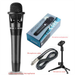 Internet Celebrity Streamer Dedicated Live Sound Card Singing Recording Wired Handheld E300 Condenser Microphone_voghion.com
