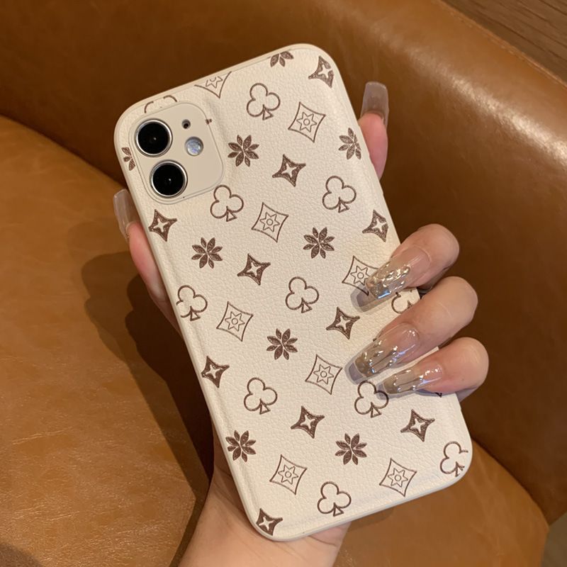 Tide patterns and colors are suitable for iPhone 13 mobile phone shells with personality, fashion, skin texture, tide brand, fresh and drop-proof_voghion.com