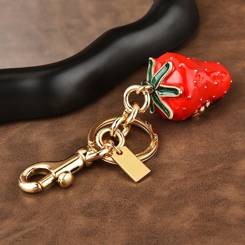 2024 New Strawberry Keychain Pendant Women's Bag Car Hanging Accessories_voghion.com