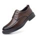 ct Suitable For All Seasons 2024 New Breathable Men's Low-top Business Formal Leather Shoes Height-increasing Hollow Sandals Lace-up Clogs_voghion.com