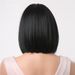 Bob med smell kort rett hår naturlig aldersreduksjon mote nytt helhodesett svart parykk_voghion.com
