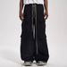 Darkwave Utility Cargo Pants – High-Street Drop-Crotch Joggers With Flared Hem & Side-Zip Pockets (Sizes M-XXXL)_voghion.com