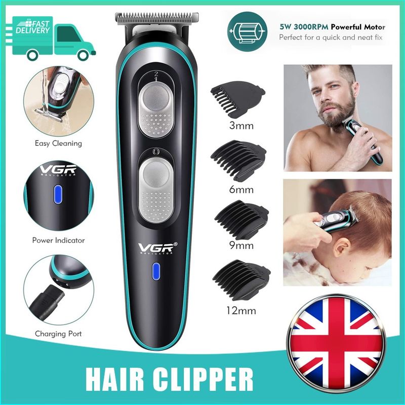 Professional Electric Mens Hair Clippers Shaver Trimmers Machine Cordless Beard_voghion.com