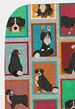 Lots of Bernese Mountain Dog Quilted Blanket 50x60 Artwork Pattern Quilted Throw Blanket for Bed, Couch, Sofa, Soft and Lightweight_voghion.com