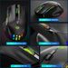 Product D Nieuwe G Draadloze gamemuis RGB Lichtknop USB-interface Geschikt voor laptop Desktop Compu ame RB esktop_voghion.com