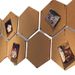 Cork board Photo Wall kindergarten self-adhesive Cork background wall board work display board hexagonal cork board_voghion.com