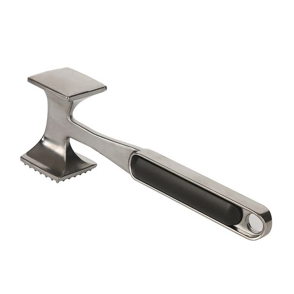 Batticarne in acciaio OXO - Lavabile in lavastoviglie | Resistente | Essenziale da cucina in argento_voghion.com