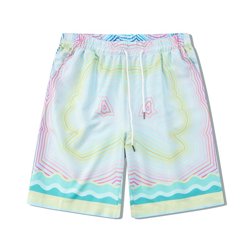 Set casual da spiaggia e pantaloncini di Chaoshen, camicia ampia a maniche corte da uomo della West Coast con stampa digitale_voghion.com