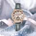GUANQIN Watches For Women Luxury Mechanical Watch Skeleton Crystal Bezel Leather Strap Leisure 30M Waterproof Lady Wristwatches_voghion.com