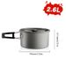 Pandatour Camping Kochen Aluminium Outdoor Reise Geschirr Antihaft-Töpfe Verschiedene Zusammenklappbare Tourismus Herd Kochgeschirr Ausrüstung_voghion.com