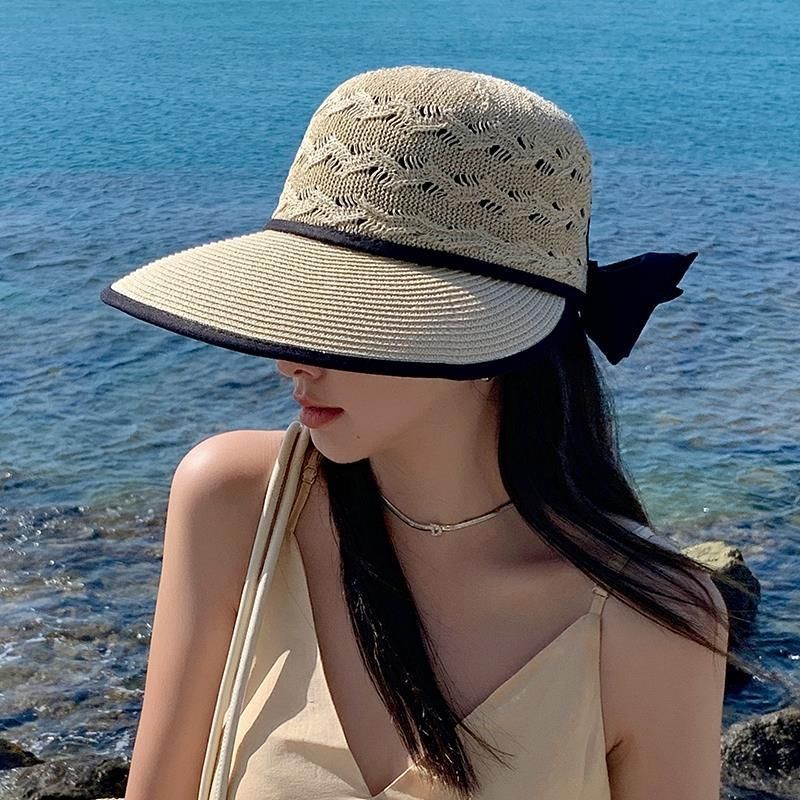 Summer Sun Hat, Women's Versatile Big Eaves, UV Protection, Sun Protection, Sunshade, Face Small Straw Hat, Sun Hat_voghion.com