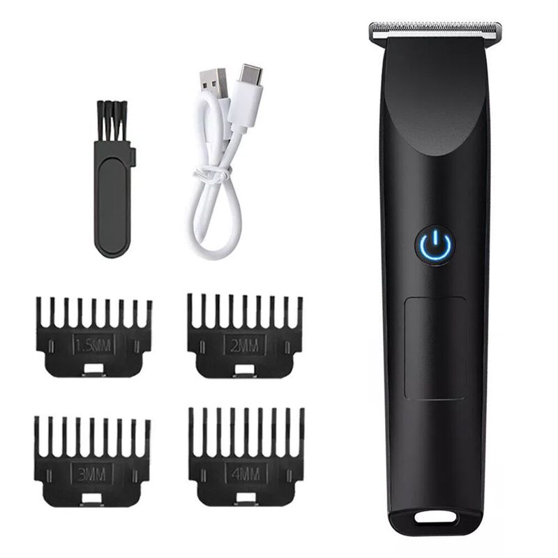 Men Pubic Hair Trimmer Electric Groin & Body Hair Shaver For Balls Body Hair UK_voghion.com