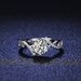 Tancise Classic Moissanite Bague en argent pour femme Bijoux Promesse de mariage Cadeau de fête_voghion.com