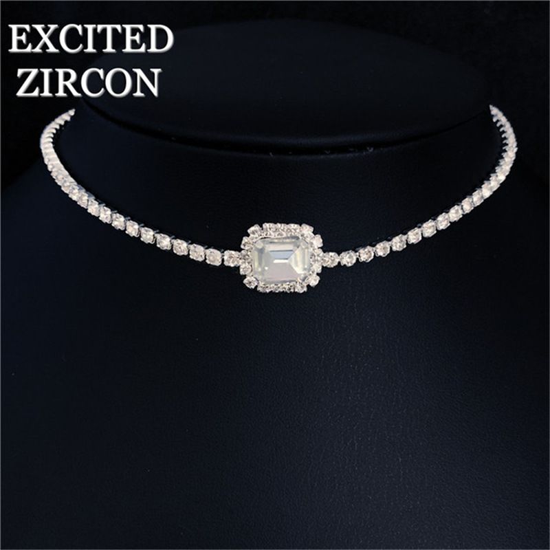 Novos colares acessórios, temperamento minimalista personalizado, correntes de clavícula, luxo leve popular do Instagram e_voghion.com