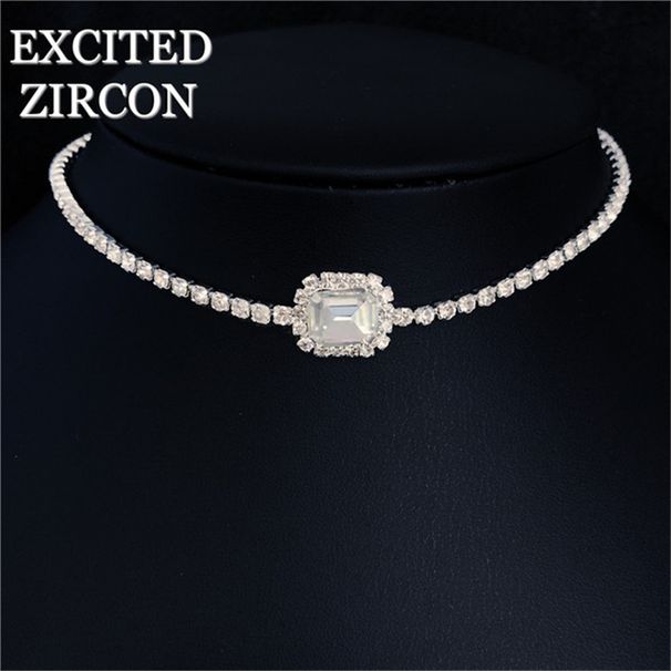 Novos colares acessórios, temperamento minimalista personalizado, correntes de clavícula, luxo leve popular do Instagram e_voghion.com