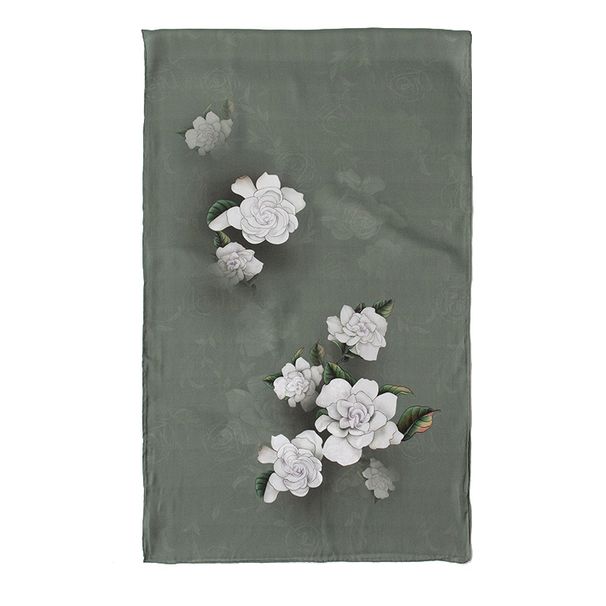 Mooruspuu siid, siidisall, naiste 2024. aasta kevad/suvi mitmekülgne tindi ja bambusest trükitud pikk raseerimine, päikesekaitsesall,_voghion.com