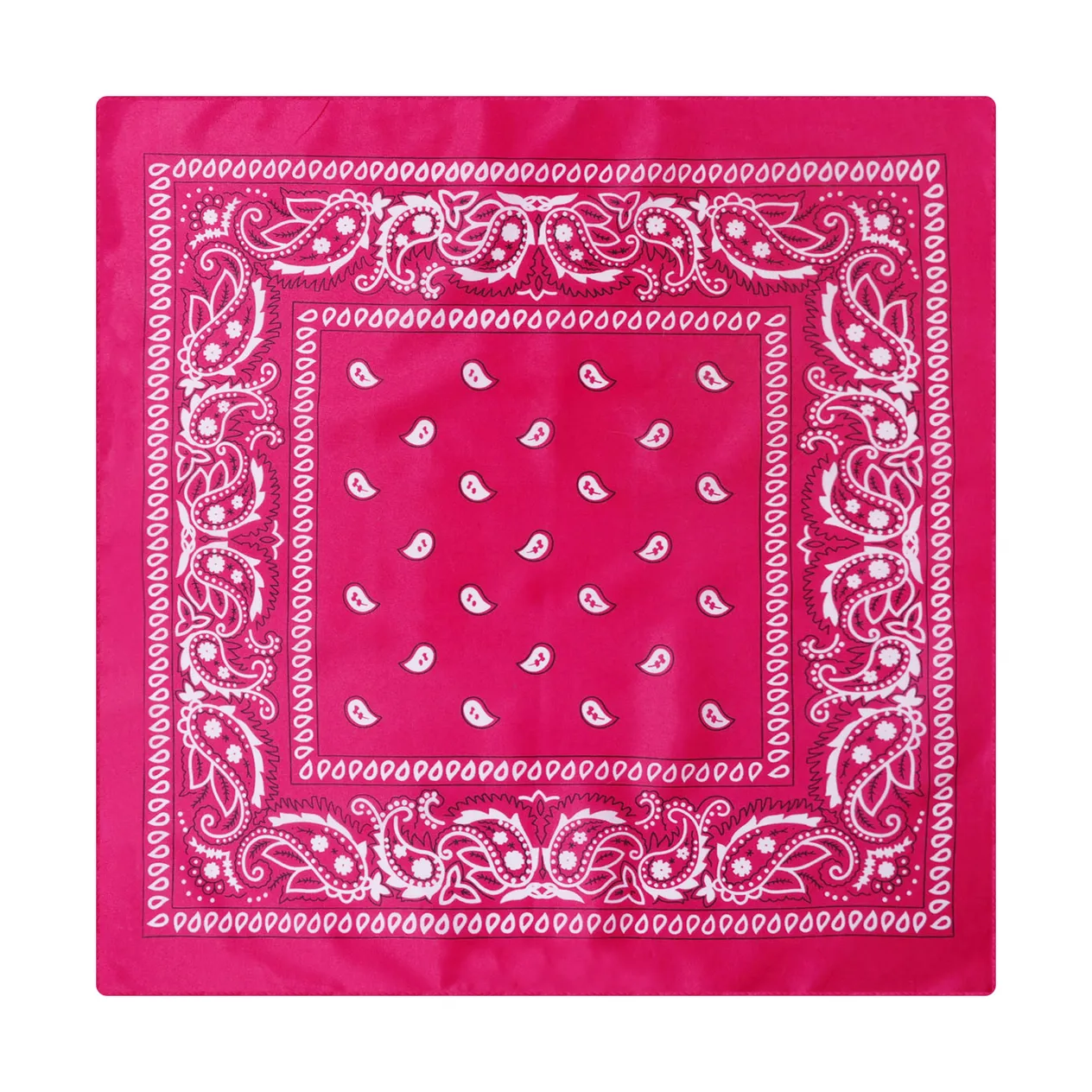 polyester paisley cashew flower square scarf hip hop outdoor cycling spot wholesale bandana headscarf_voghion.com
