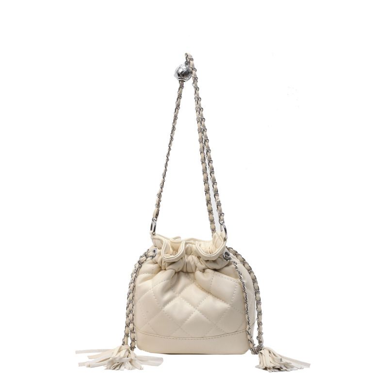 Xiaoxiangfeng Lingge Chain 2024 Nuova borsa a tracolla singola con coulisse di alta qualità per le donne_voghion.com