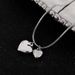 Semplice collana a forma di cuore in acciaio al titanio di alta qualità regolabile con design di nicchia femminile, catena per clavicola, maglia a T in stile rosso ins_voghion.com