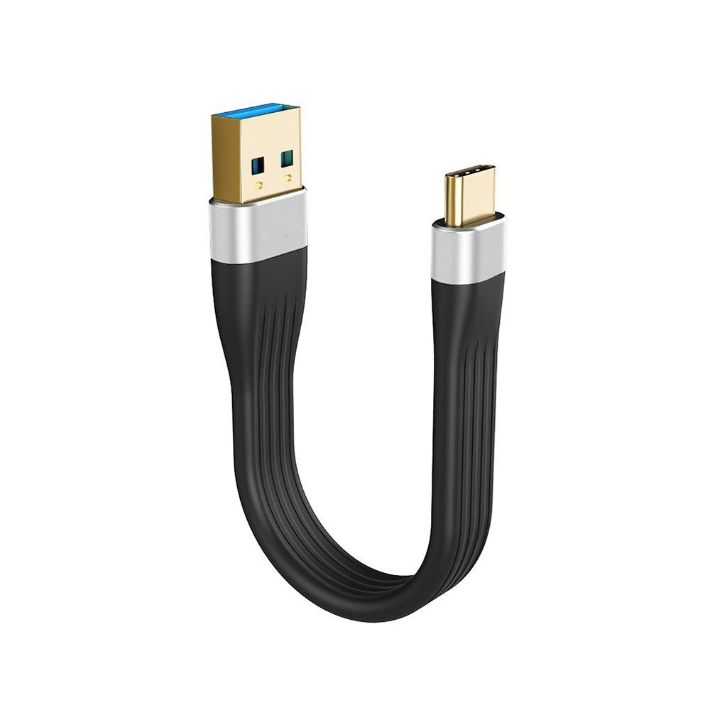 Cavo USB C ultra corto USB 3.1 Gen.1 USB 3.0 A maschio a USB-C maschio cavo dati di sincronizzazione e caricabatteria rapido 5 Gpbs 3 A 60 W_voghion.com
