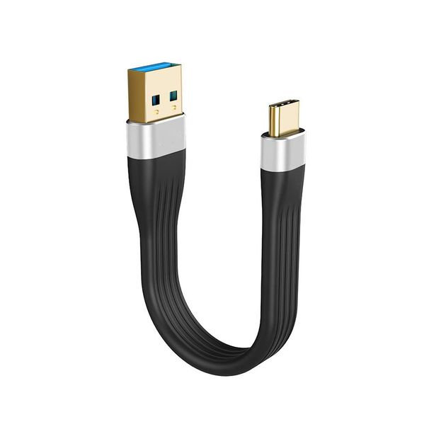 Cavo USB C ultra corto USB 3.1 Gen.1 USB 3.0 A maschio a USB-C maschio cavo dati di sincronizzazione e caricabatteria rapido 5 Gpbs 3 A 60 W_voghion.com