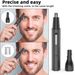 Tondeuse à sourcils électrique multifonctionnelle 3 en 1 avec tube métallique et chargeur USB_voghion.com