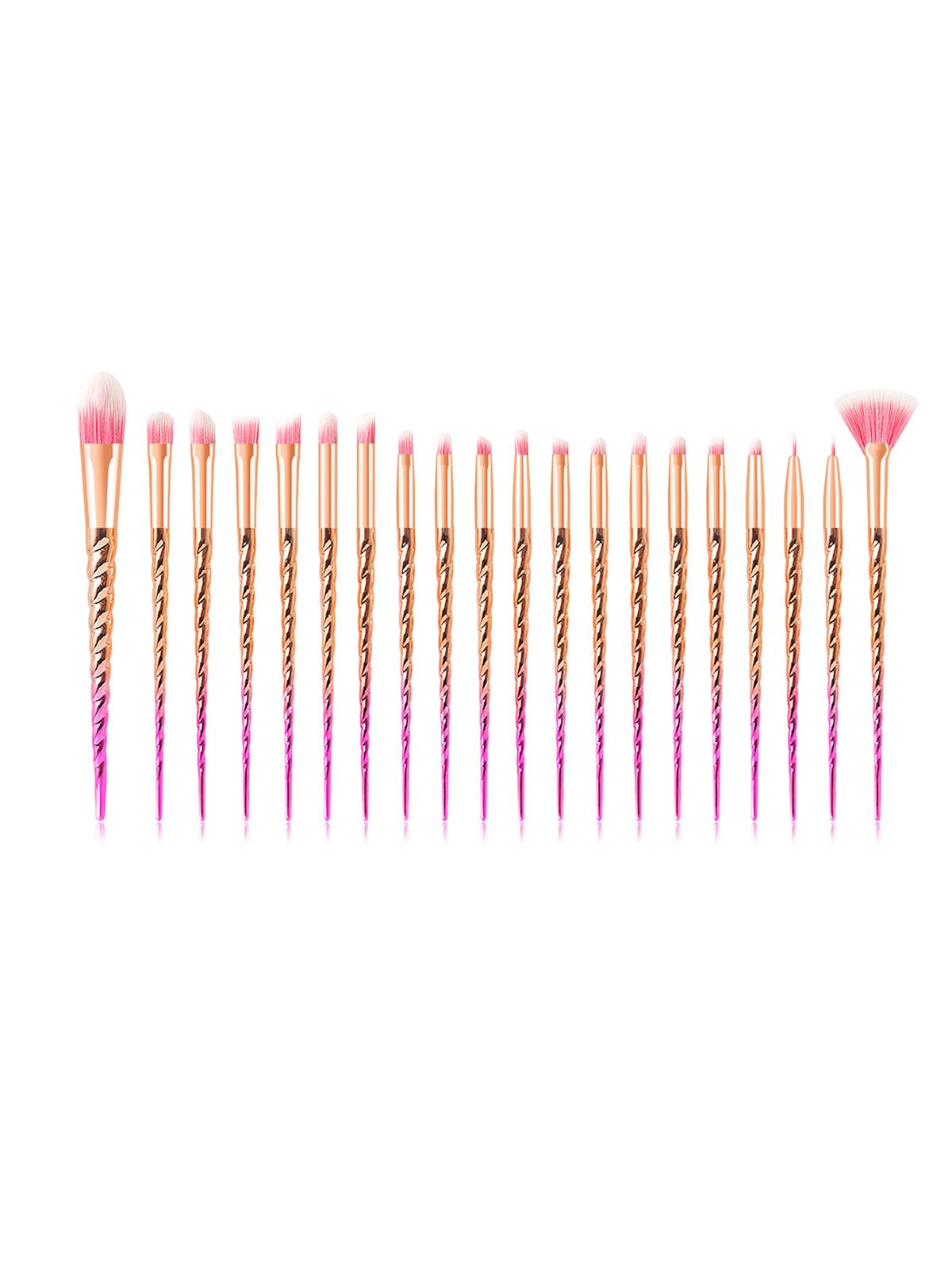 20 multi-color new thread design new professional makeup brush set_voghion.com