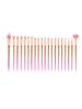 20 multi-color new thread design new professional makeup brush set_voghion.com