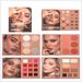 Lidschatten Neues 57-Farben-Lidschatten-Palette, matt, perlmuttfarben, Rouge, Hochglanz, Lippenstift, Concealer, All-in-One-Make-up_voghion.com