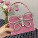 Women’s Bags New Small Square Bag Blogger Same Style Butterfly Diamond Gift Box Bag Super Flash Retro Handbag_voghion.com