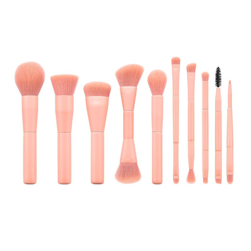 Make-up-Pinsel und Werkzeuge Beliebte Farbe Prinzessin Pink 10 Make-up-Pinsel Make-up-Set Beauty-Tools Foundation-Pinsel Fächerpinsel Make-up_voghion.com