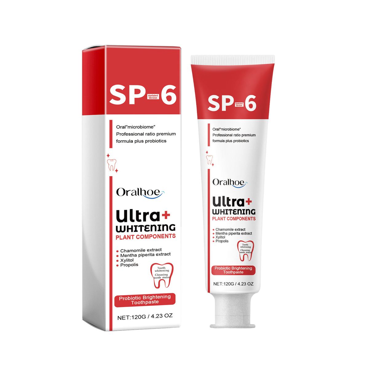 Dentifrice probiotique, dentifrice nettoyant et parfumé pour les soins dentaires_voghion.com