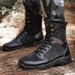 Outdoor-High-Top-Stiefel für Herren, rutschfest, stoßdämpfend, dicke Sohle, Stiefeletten für Herren, langlebig, bequem, atmungsaktiv, Freizeitschuhe für Herren_voghion.com