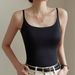 Vest Spring Summer Women Plus Size Inner Camisole Bra Integrated Fixed Chest Pad Base Shirt Slimming Beautiful Back_voghion.com