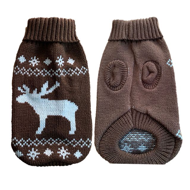 CDDMPET Strickpullover für Hunde, warm, für kleine und mittelgroße Rassen von PawParty Store_voghion.com