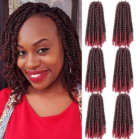 ​Spring Twist Crochet Wig - Small Spring Curls, Lightweight & Natural Look, Easy Hairstyle Change​_voghion.com