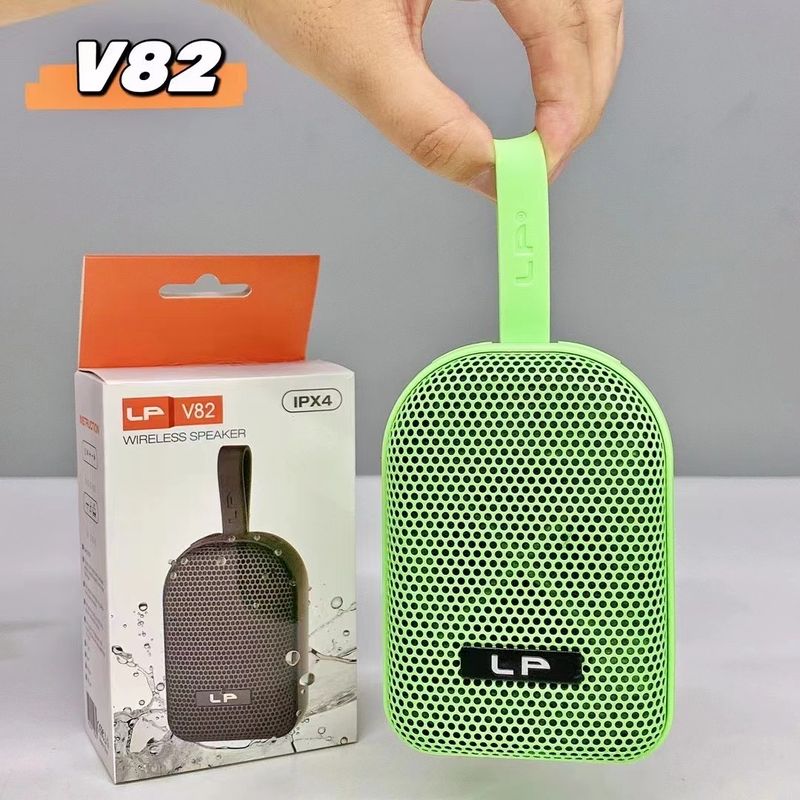 New LP-V82 Bluetooth Outdoor Wireless subwoofer Waterproof Handheld Mini Card Speaker Gift_voghion.com