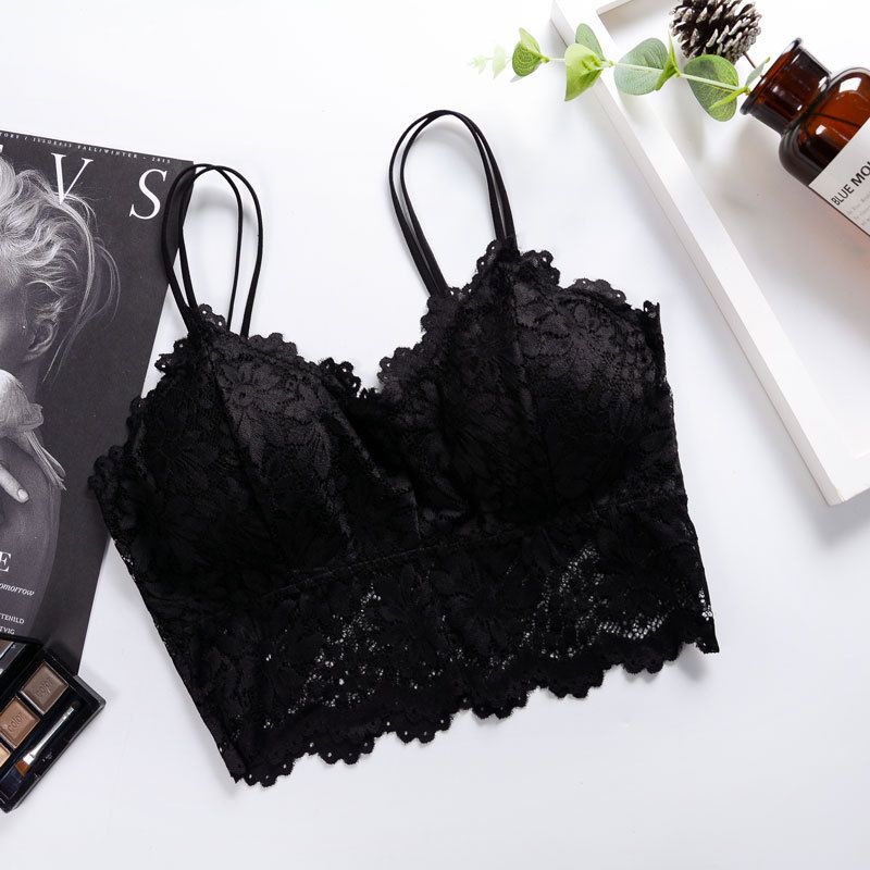 Women's Intimates Back Bra Without Steel Ring Underwear Female Student Wrapped Chest Tube Top New Style Camisole Small Vest Inner Wear_voghion.com