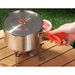 Outdoor 304 stainless steel cookware kettle portable folding tableware set camping frying pan soup pot_voghion.com