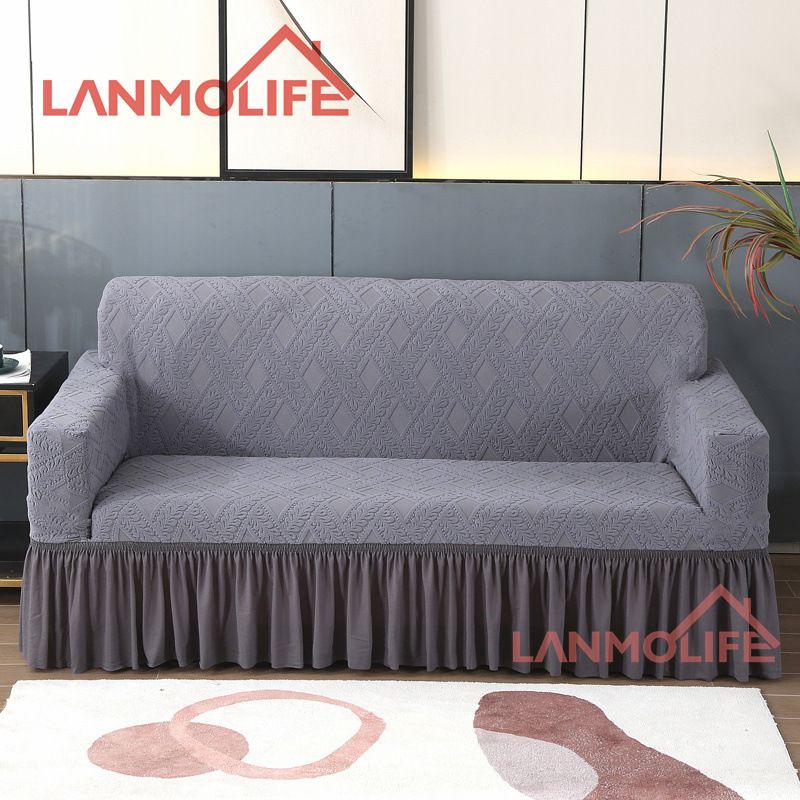 Four Seasons Universal Thickened Rattan Skirt Sofa Cover Universal Three Person Elastic Non Slip Sofa Cover Full Cover_voghion.com