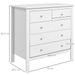 Kommode, Credenza, Leises Öffnen/Schließen, Kippschutz, 79 X 39,5 X 80,5 Cm, Bianco_voghion.com