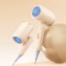 Professional Foldable Travel Hair Dryer With Diffuser - 1200W High-Speed DC Motor, 3 Heat Settings & Cool Air, Lightweight_voghion.com