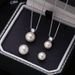 S Silver Aurora Pink Pearl Necklace Pendant With High Quality And Versatile Women's Clavicle Chain Hair_voghion.com