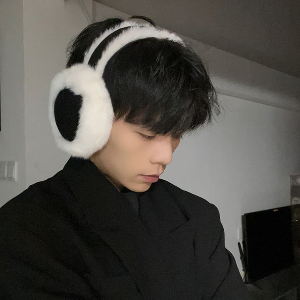 Winter Pluche Oorkap Heren Oorwarmer Winter Oorbescherming Antivries Oorwarmer Tas Voor Jongens En Geliefden_voghion.com