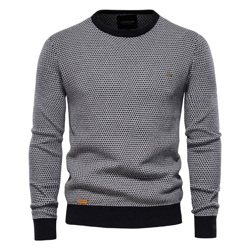 Men's  round neck  personalized pullover_voghion.com