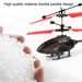 ToysMall RC Helicopter LED Colorful Light Rechargeable 2CH Remote Control Aircraft Model Sensor Control Hovering RC Toys Children Toy Gift_voghion.com