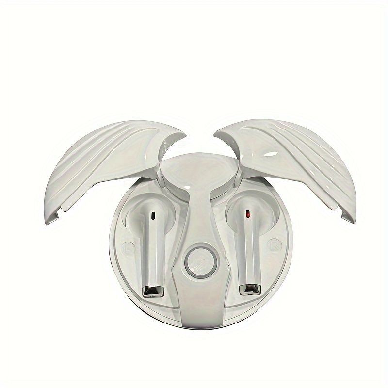 Angel Wings TWS Kabelloses Headset, Halb im Ohr, Premium-Sport, Laufen, Ladebox mit extrem großer Reichweite, kreative Flügel zum Öffnen und Schließen_voghion.com